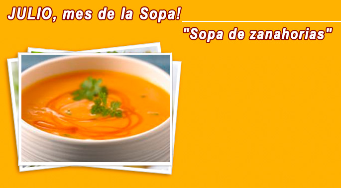 Receta Sopa de Zanahorias
