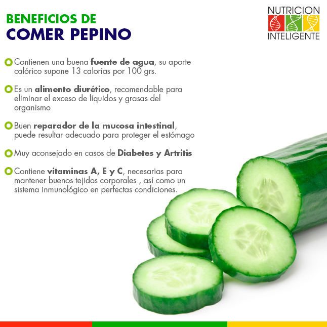 Propiedades del Pepino