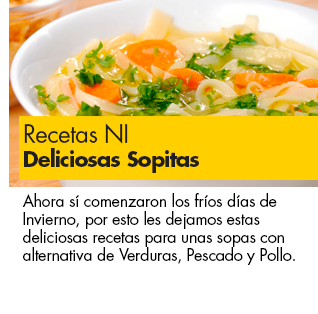 Sopas para el invierno